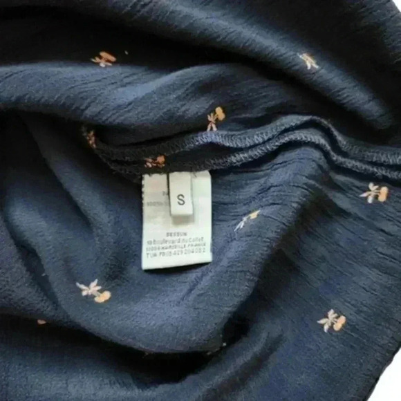 Sessùn  Bang Bang Dress Women S Navy Witchy Boho Angel Fairy Whimsigoth Prairie - Picture 9 of 16